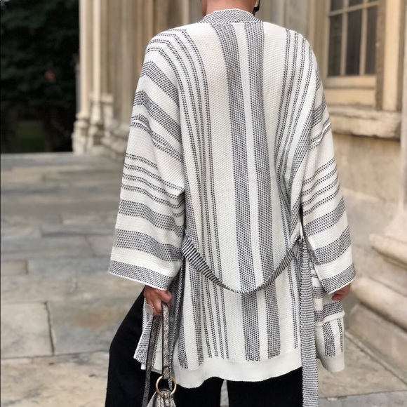Last 1✨Valery Striped Oversized Cozy Knit Cardigan - Picture 6 of 7